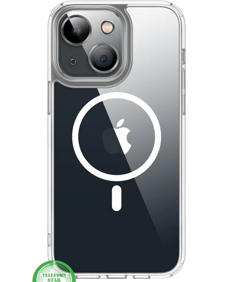 Hoesje voor iPhone 14 Plus Transparant MagSafe Slank, Sterk &amp; Magnetisch