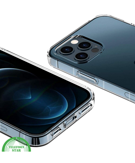 Transparant Hoesje voor iPhone 12 Pro &ndash; Slank, Helder &amp; Krasbestendig