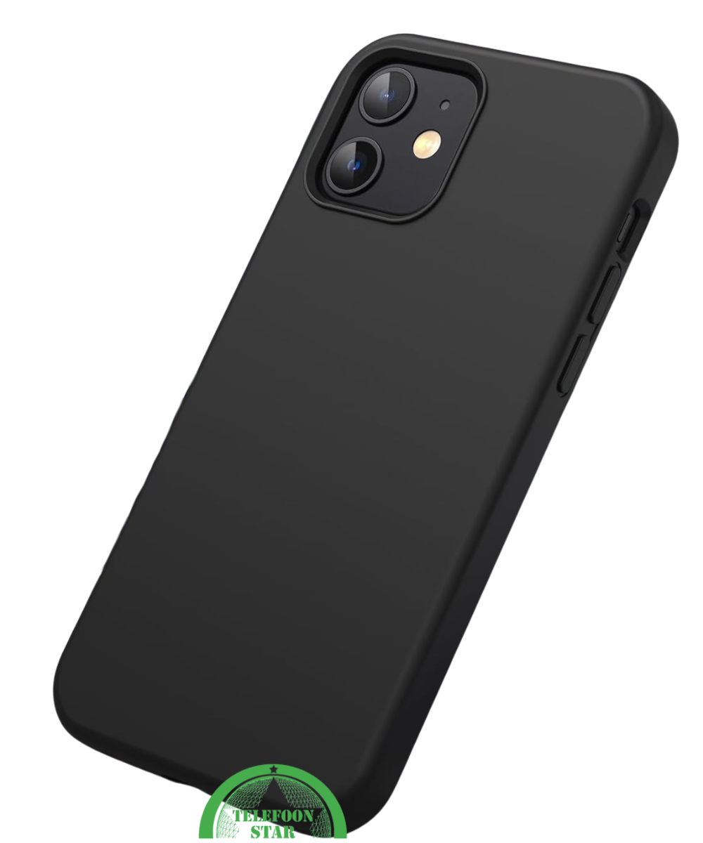 Zwart Hoesje voor iPhone 12 Mini &ndash; Slank, Elegant &amp; Krasbestendig