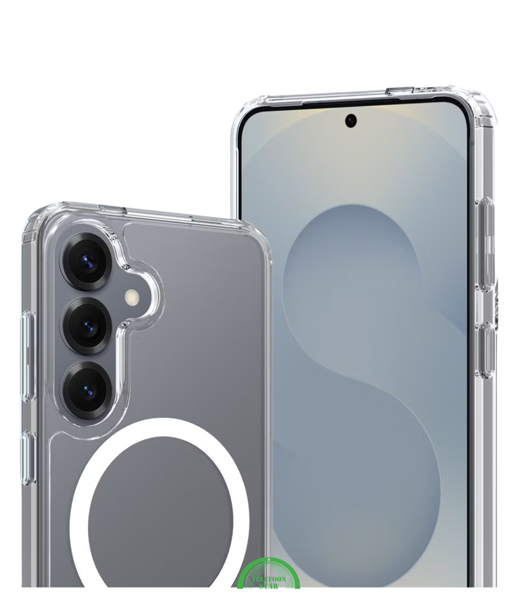 Hoesje voor Samsung S26 Plus Transparant Slank Sterk & MagSafe-Compatibel