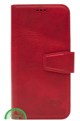 Rood Bookcase Hoesje iPhone 14 Pro Max &ndash; Luxe &amp; 360&deg; Bescherming | Telefoonstar