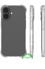 Siliconen Case Hoesje voor iPhone 17 &ndash; Slank, Schokbestendig &amp; Transparant Antishock | Telefoonstar