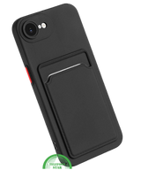 Hoesje voor iPhone 16E TPU Pasjes Backcase Praktisch, Slank &amp; Schokbestendig