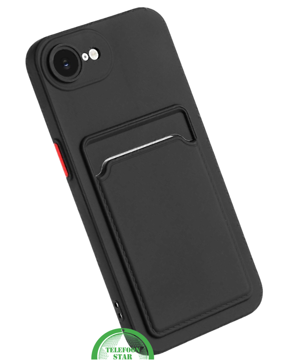 Hoesje voor iPhone 17E TPU Pasjes Backcase Praktisch, Slank &amp; Schokbestendig