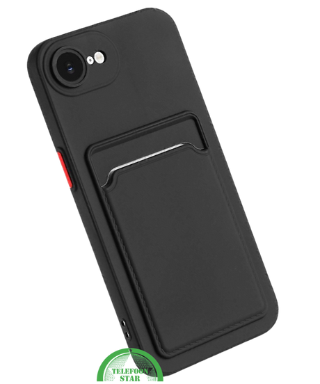 Hoesje voor iPhone 17E TPU Pasjes Backcase Praktisch, Slank &amp; Schokbestendig
