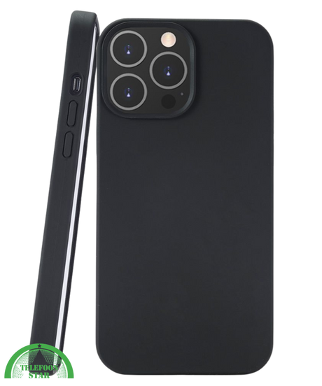 Zwart Hoesje voor iPhone 12 Pro Transparant, Slank, Helder &amp; Krasbestendig