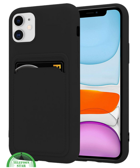 Transparant Hoesje met Kaarthouder voor iPhone 12 Mini – Handig, Slank & Shockproof