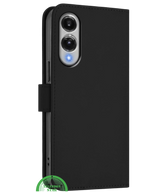 Bookcase Hoesje voor Samsung S25 Edge – Zwart, Veilig & Functioneel