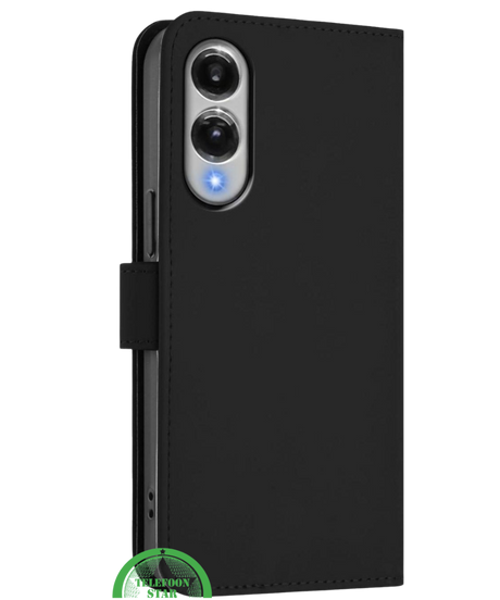 Bookcase Hoesje voor Samsung S25 Edge – Zwart, Veilig & Functioneel