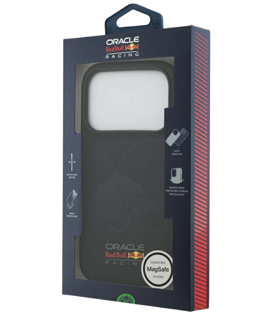 Hoesje voor iPhone 17 Pro Zwart met Sportieve carbon look achterkant