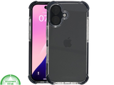 hoesje doorzichtig zwarte randen silicone draadloos oplaad voor iPhone 17