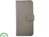 iPhone 16 Pro Insteekhoesje Olijfgroen &ndash; Leren Look met Open Bovenkant
