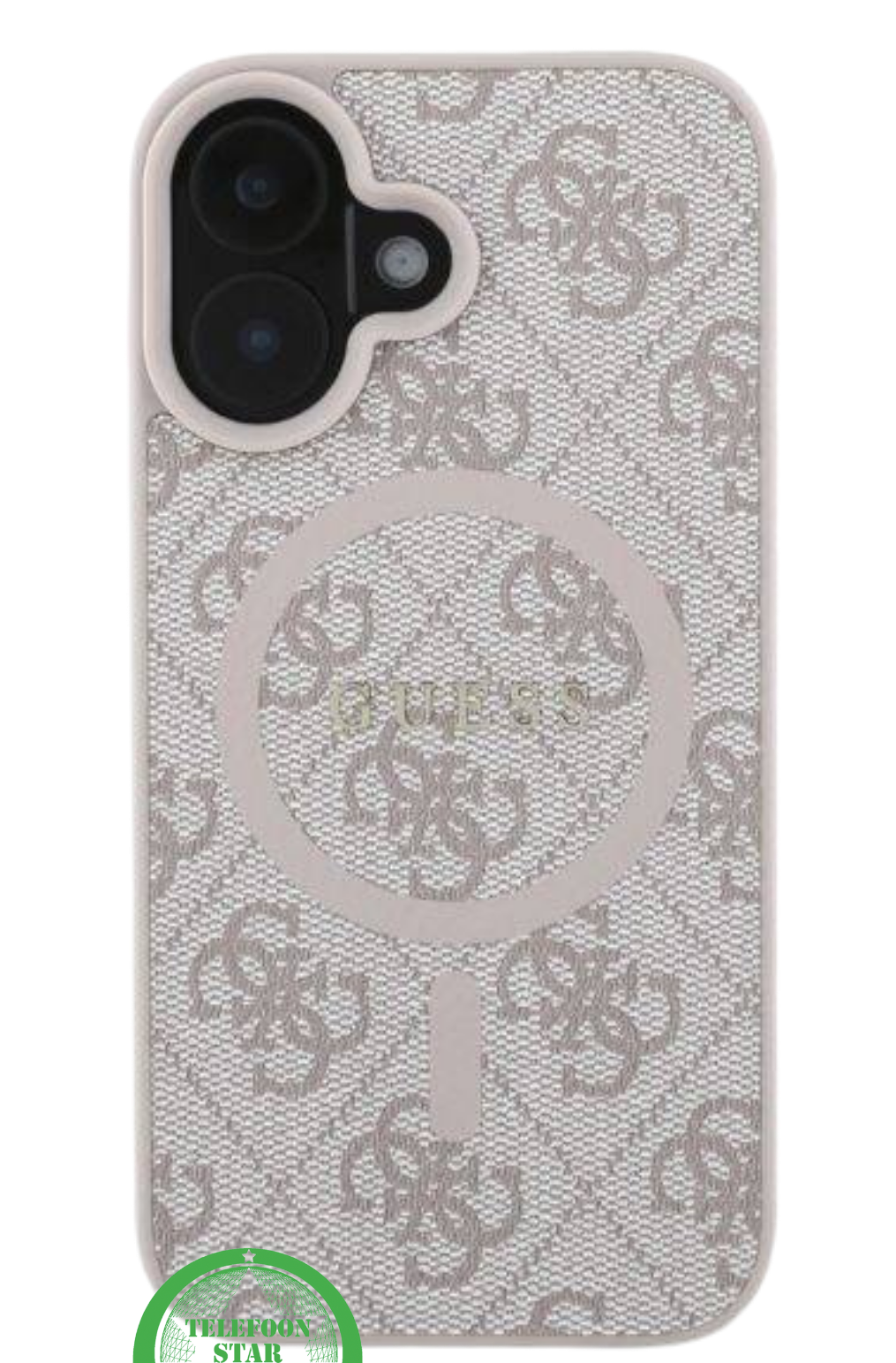 Hoesje voor iPhone 16 Licht Beige Luxe &ndash; Elegantie &amp; Bescherming in &Eacute;&eacute;nv
