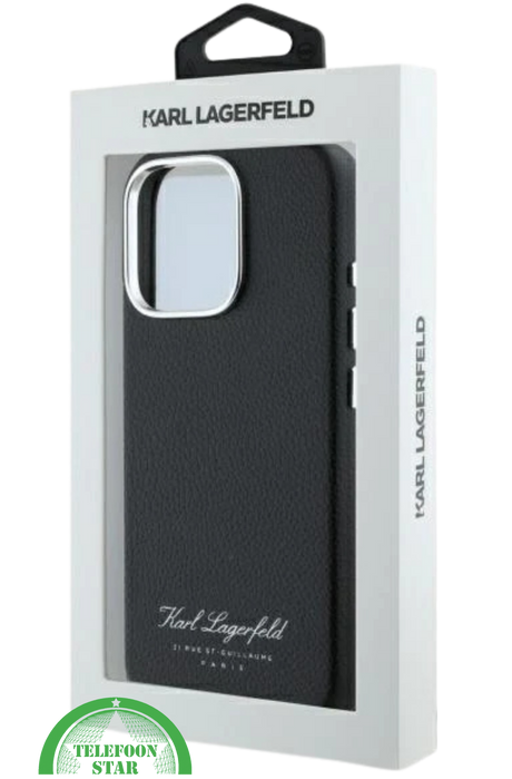 iPhone 16 Pro Leren Hoesje &ndash; Zwart | Luxe Bescherming met Tijdloos Design