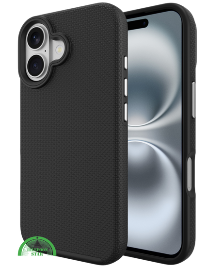 Hoesje voor iPhone 16 Plus Zwart Anti-Slip Bescherming &ndash; Sterk, Slank &amp; Gripvast