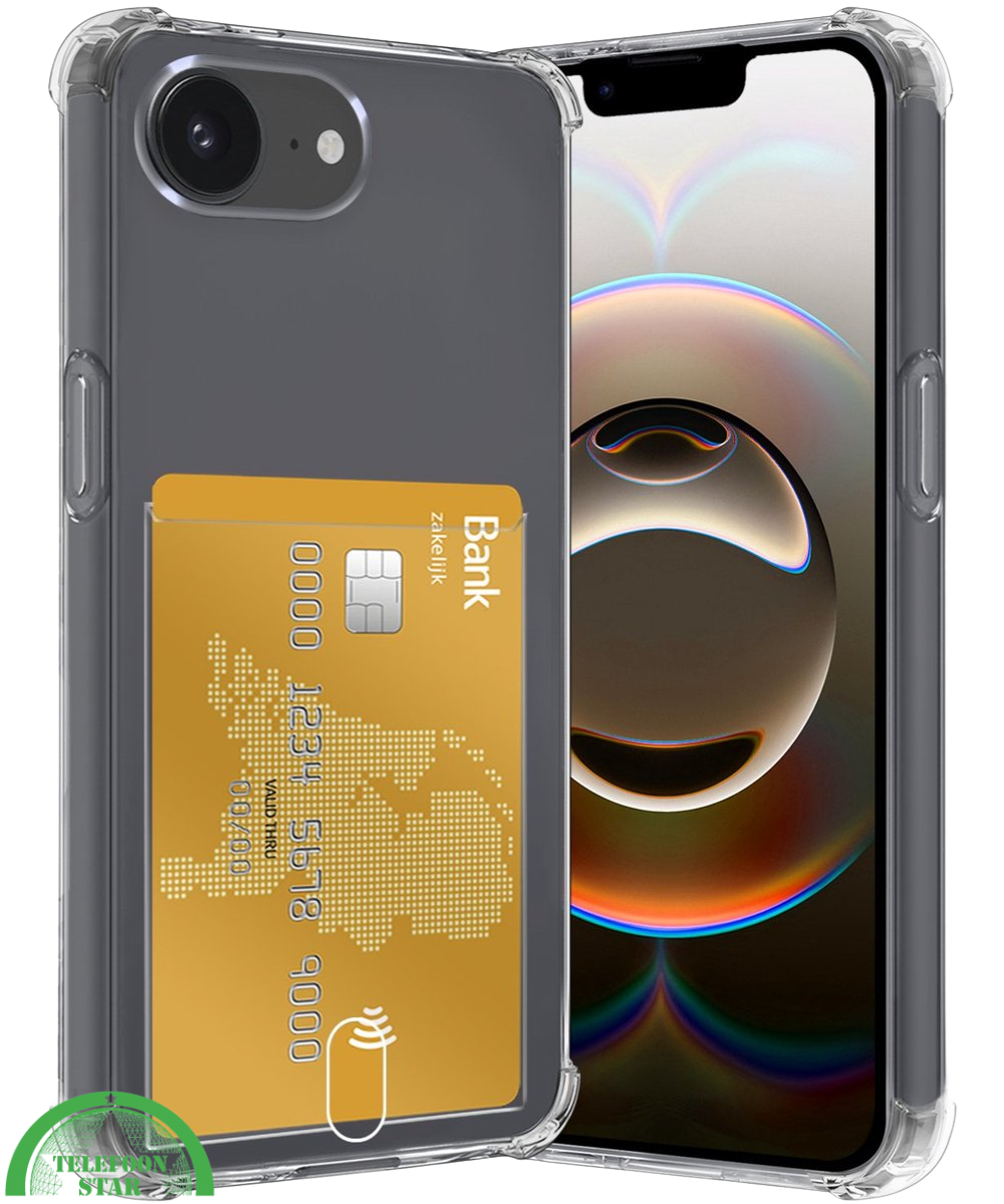 Hoesje voor iPhone 16E TPU Backcase Praktisch, Slank &amp; Schokbestendig