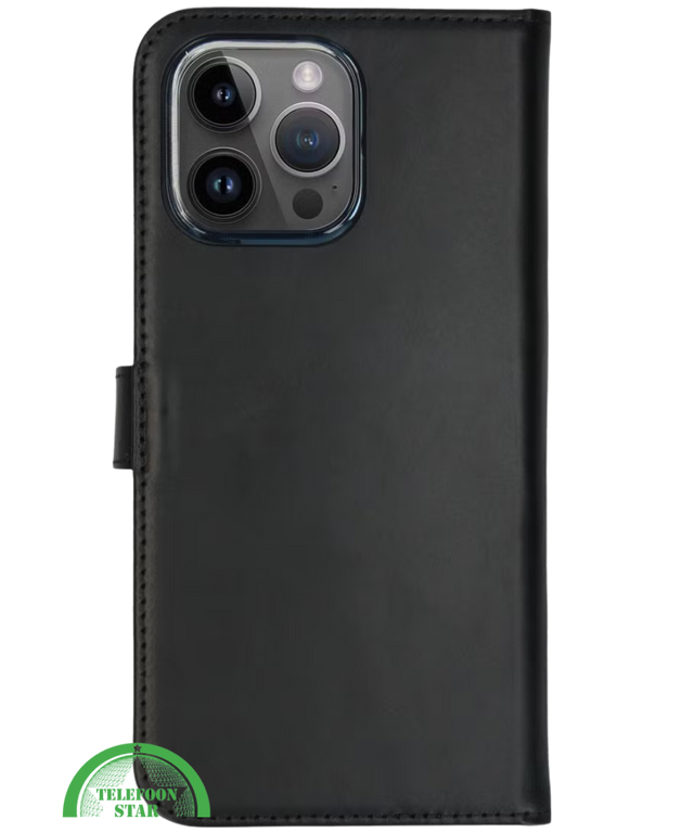 Bookcase Hoesje voor iPhone 13 Pro Max Zwart Elegant, Praktisch &amp; Bescherming