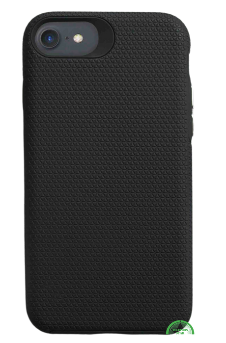 Zwart Hoesje voor iPhone SE 2022 Anti-Grip, Slank, Gripvast &amp; Krasbestendig