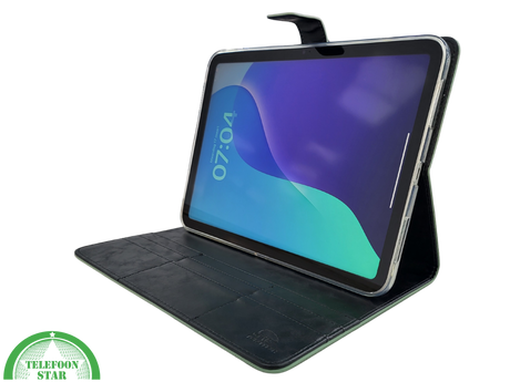 iPad 11e Gen 2025 Hoes Luxe Groene Bookcase 11 inch Schokbestendig