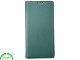 iPhone 16 Pro Max Bookcase Hoesje Donkergroen &ndash; Luxe Leren Look met Magnetische Sluiting
