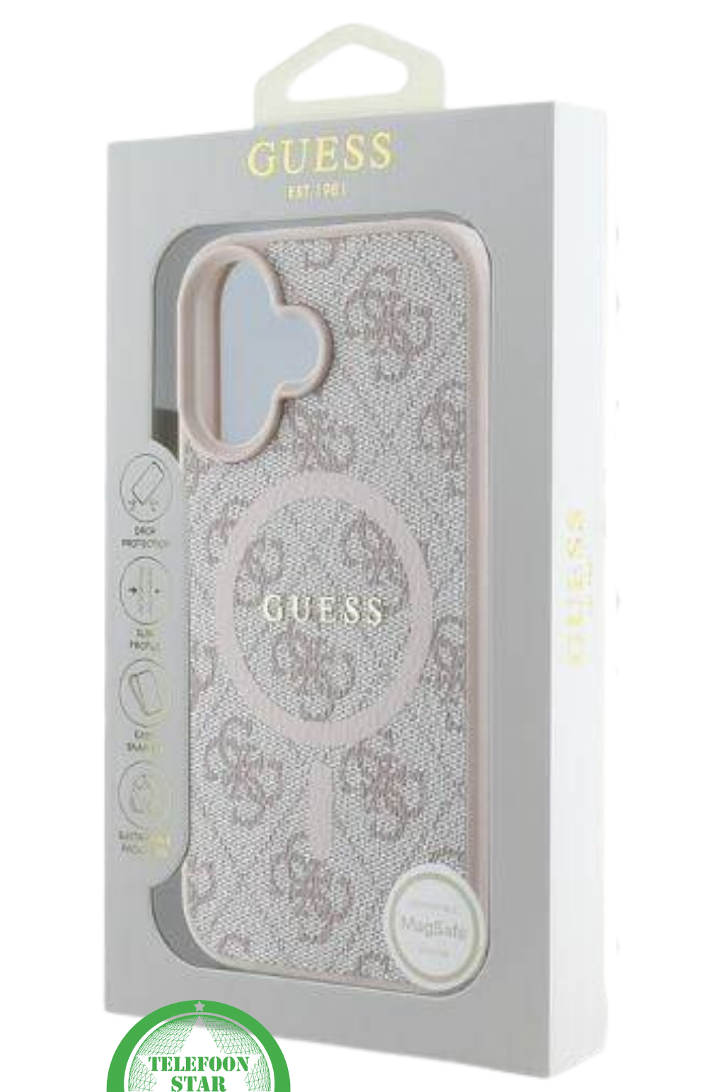 Hoesje voor iPhone 16 Licht Beige Luxe &ndash; Elegantie &amp; Bescherming in &Eacute;&eacute;nv