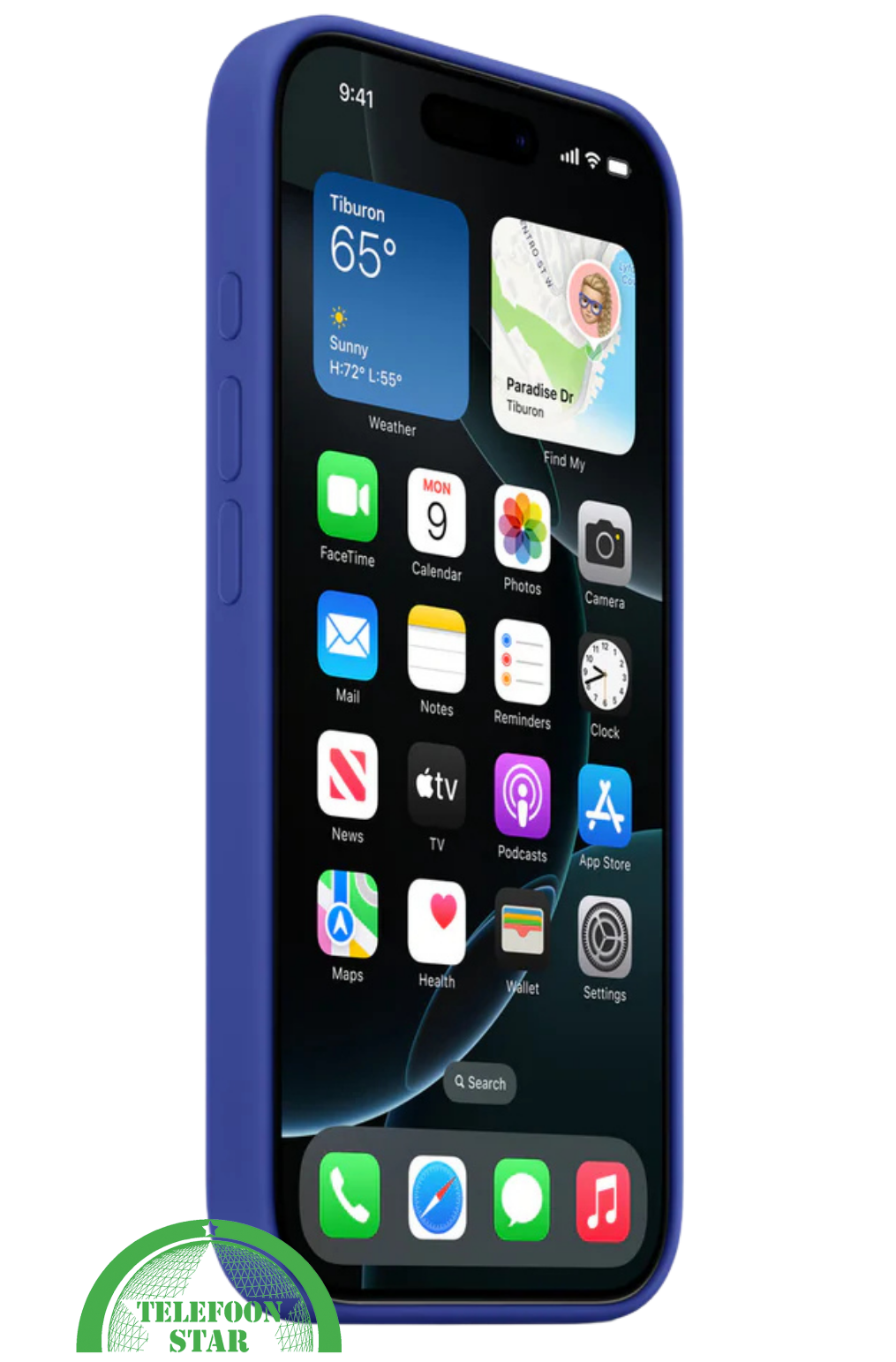 Hoesje voor iPhone 16 Pro Max MagSafe Blauwe &ndash; Krachtige Bescherming met Modern Design