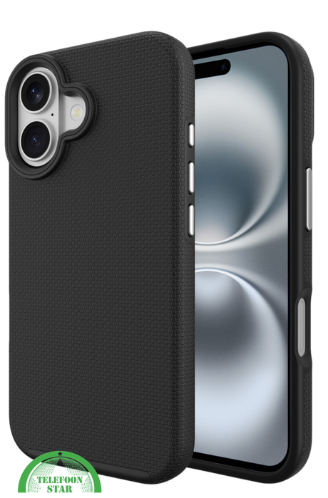Hoesje voor iPhone 17 &ndash; Zwarte Anti-Slip Bescherming en Sterk, flexibel en schokabsorberend silicone, Slank en licht ontwerp | Telefoonstar