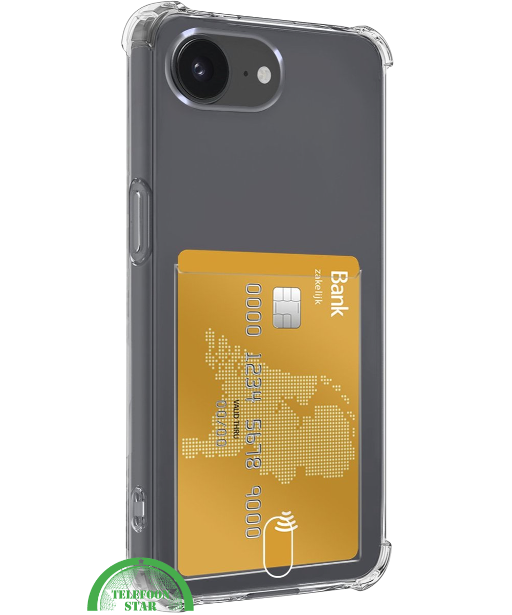 Hoesje voor iPhone 16E TPU Backcase Praktisch, Slank &amp; Schokbestendig