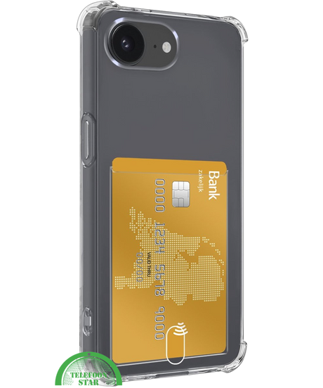 Hoesje voor iPhone 16E TPU Backcase Praktisch, Slank &amp; Schokbestendig
