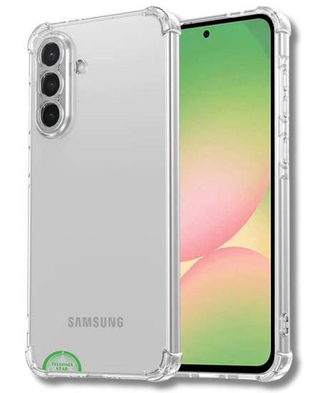Hoesje voor Samsung A56 Antishock Case Hoogwaardige bescherming Transparant