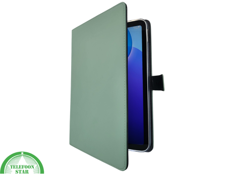 iPad 11e Gen 2025 Hoes Luxe Groene Bookcase 11 inch Schokbestendig