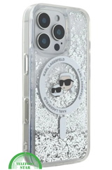 iPhone 16 Pro Glitter Hoesje &ndash; Transparant Zilver | Luxe Bescherming met Sprankelende Stijl