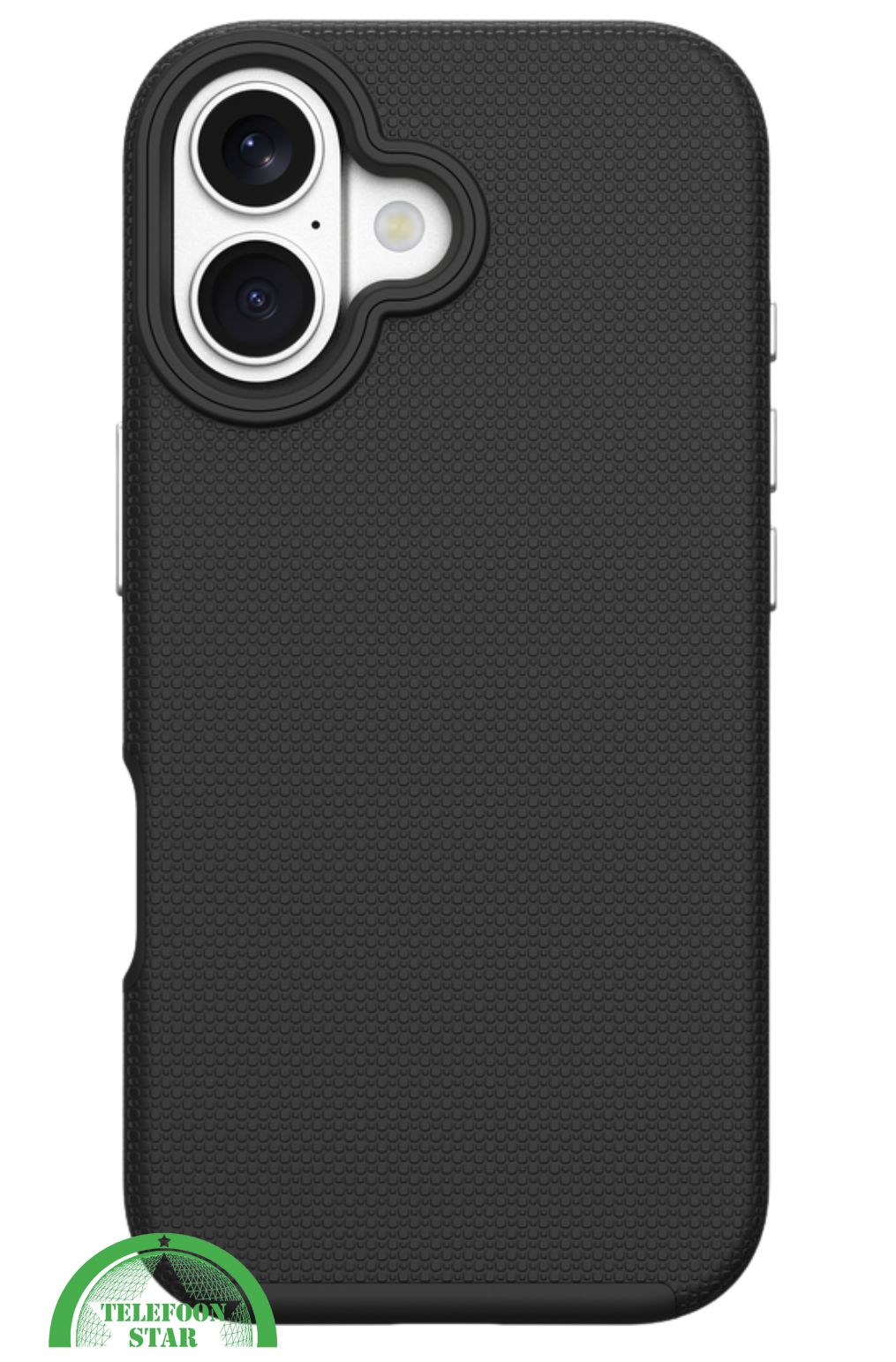 Hoesje voor iPhone 17 &ndash; Zwarte Anti-Slip Bescherming en Sterk, flexibel en schokabsorberend silicone, Slank en licht ontwerp | Telefoonstar