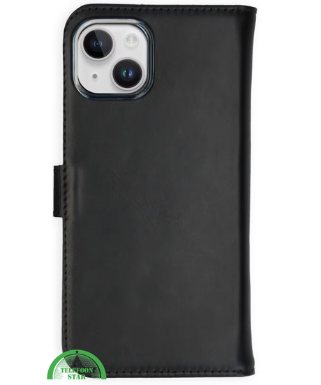 Bookcase Hoesje voor iPhone 15 Plus Lederen – Elegant, Veilig & Praktisch