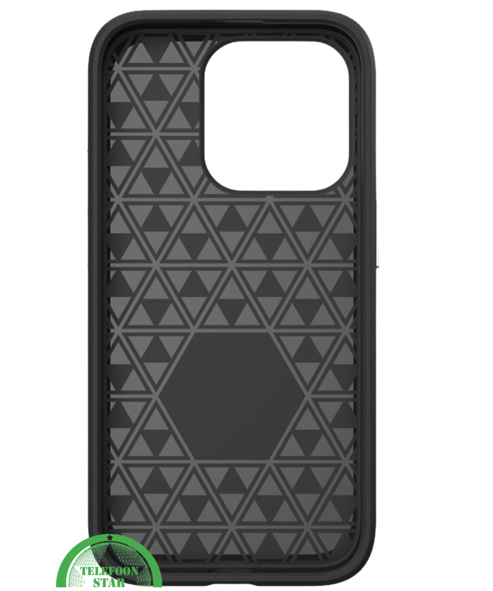 Hoesje voor iPhone 12 Pro Zwart Anti-Slip, Sterk, Gripvast &amp; Slank Design