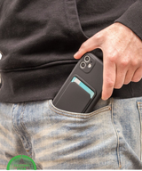 Hoesje voor iPhone 11 &ndash; Transparant met Kaarthouder,Handig, Slank &amp; Shockproof