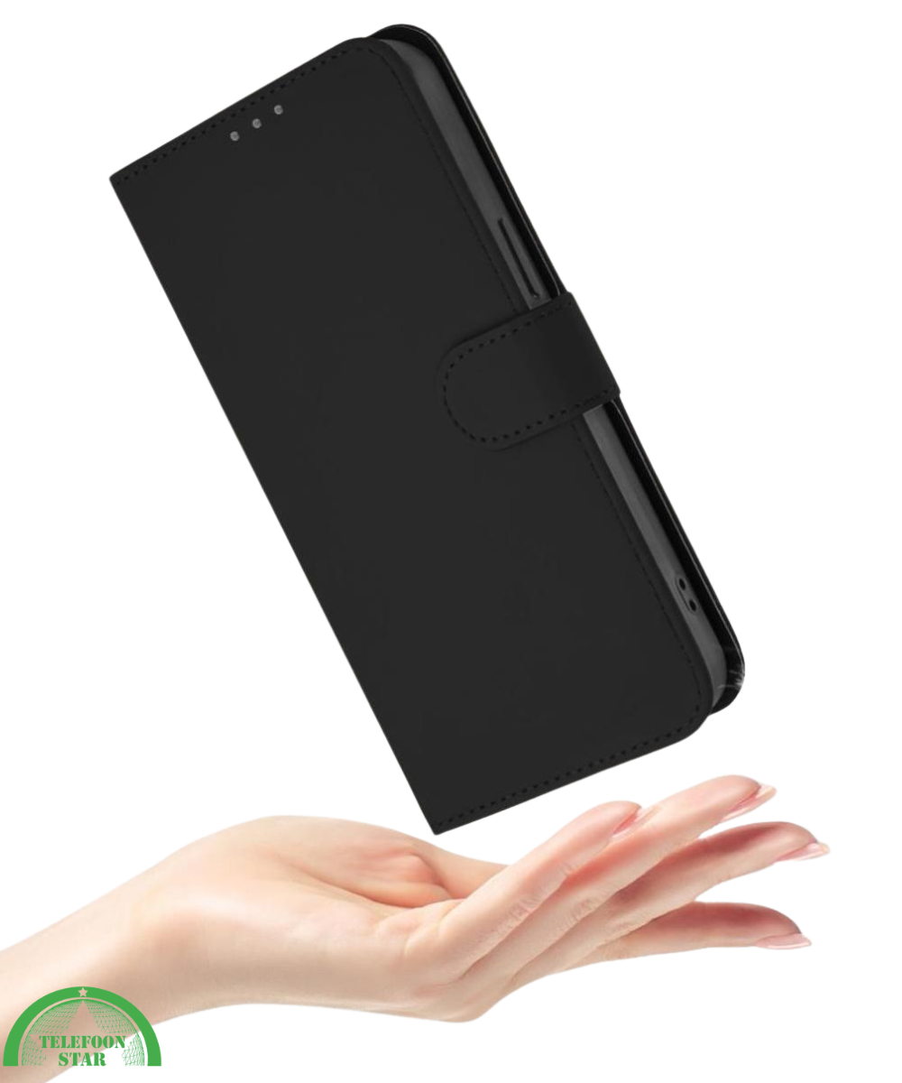 Bookcase Hoesje voor Samsung S25 Edge – Zwart, Veilig & Functioneel