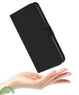 Bookcase Hoesje voor Samsung S25 Edge – Zwart, Veilig & Functioneel