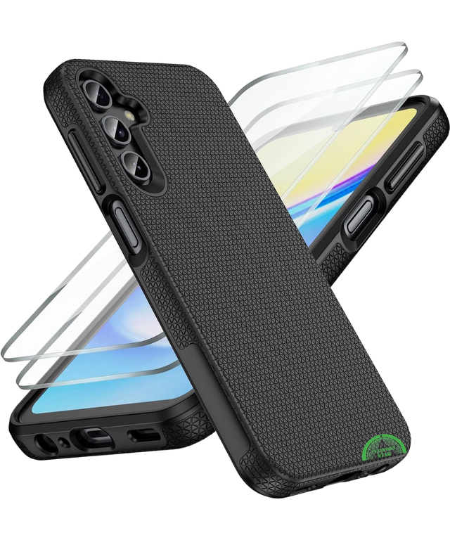 Hoesje voor Samsung A56 Zwart Anti-Slip, Grip, Sterk & Schokbestendig