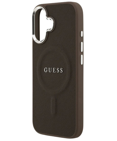 Hoesje iPhone 17 Bruin MagSafe CarbonGrip Case Sterke Slank