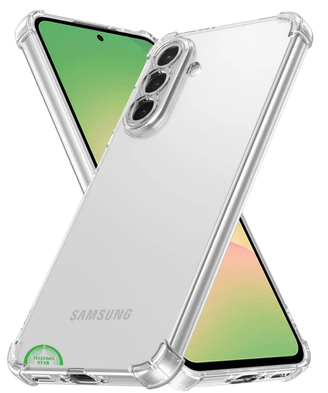Hoesje voor Samsung A56 Antishock Case Hoogwaardige bescherming Transparant