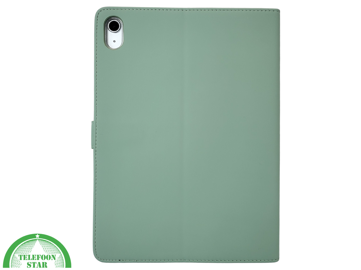 iPad 11e Gen 2025 Hoes Luxe Groene Bookcase 11 inch Schokbestendig
