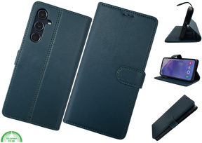 Hoesje voor Samsung Galaxy S26 Boek Case Leer donkergroen