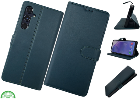 Hoesje voor Samsung Galaxy S26 Plus Boek Case Leer donkergroen