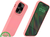 Lichtroze iPhone 15 Pro Max Hoesje &ndash; Zachte Siliconen Bescherming | Telefoonstar.nl