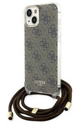 Bookcase Hoesje voor iPhone 14 - Donker Bruin