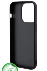 Zwart Elegant Hoesje met Goud Detail iPhone 15 Pro Max