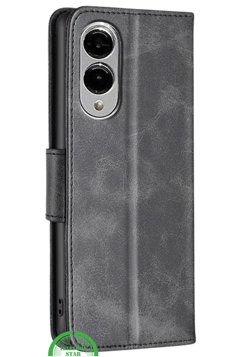 Wallet Bookcase voor Samsung S25 Edge – Grijs
