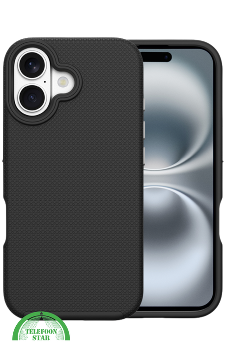 Hoesje voor iPhone 17 &ndash; Zwarte Anti-Slip Bescherming en Sterk, flexibel en schokabsorberend silicone, Slank en licht ontwerp | Telefoonstar