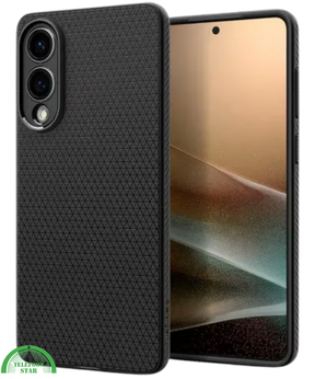 Hoesje voor Samsung S25 Edge Zwart Anti-Slip, Sterk, Gripvast & Slank
